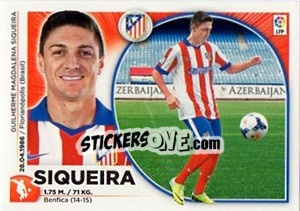 Figurina Siqueira (8) - Liga Spagnola 2014-2015 n. 68 - Colecciones ESTE