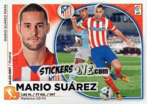 Sticker Mario Suarez (11) - Liga Spagnola 2014-2015 n. 71 - Colecciones ESTE