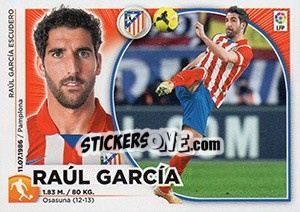 Sticker Raul Garcia (14) - Liga Spagnola 2014-2015 n. 74 - Colecciones ESTE
