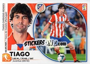 Sticker Tiago Mendes (15) - Liga Spagnola 2014-2015 n. 75 - Colecciones ESTE