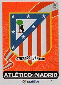 Sticker Escudo Atletico de Madrid (23) - Liga Spagnola 2014-2015 n. 83 - Colecciones ESTE