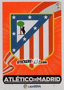 Cromo Escudo Atletico de Madrid (23) - Liga Spagnola 2014-2015 - Colecciones ESTE