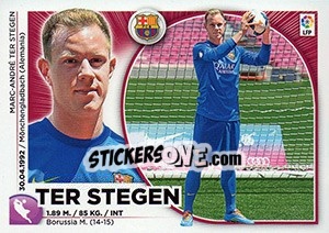 Cromo Ter Stegen (1) - Liga Spagnola 2014-2015 n. 91 - Colecciones ESTE
