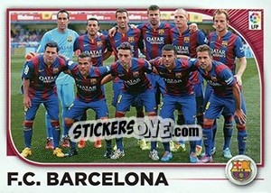Cromo FC Barcelona Equipo (21) - Liga Spagnola 2014-2015 - Colecciones ESTE