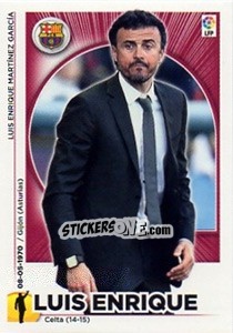 Sticker Entrenador FC Barcelona - Luis Enrique (22) - Liga Spagnola 2014-2015 - Colecciones ESTE