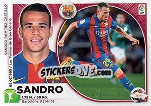 Sticker Sandro Ramirez (16 BIS) - Liga Spagnola 2014-2015 - Colecciones ESTE