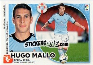 Sticker Hugo Mallo (3) - Liga Spagnola 2014-2015 n. 123 - Colecciones ESTE