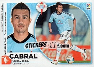 Sticker Cabral (4) - Liga Spagnola 2014-2015 n. 124 - Colecciones ESTE