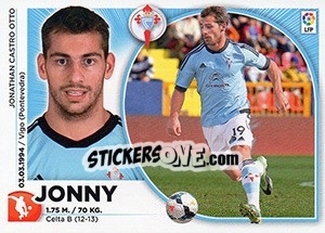 Sticker Jonny (8) - Liga Spagnola 2014-2015 n. 128 - Colecciones ESTE