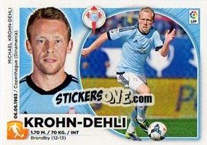 Sticker Krohn-Dehli (12) - Liga Spagnola 2014-2015 n. 132 - Colecciones ESTE