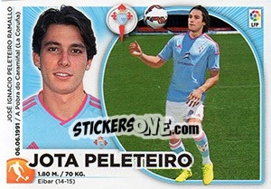 Sticker Jota Peleteiro (14) - Liga Spagnola 2014-2015 n. 134 - Colecciones ESTE
