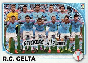 Sticker Celta Equipo (21) - Liga Spagnola 2014-2015 n. 141 - Colecciones ESTE