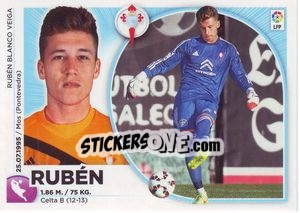 Figurina Ruben (1 BIS) - Liga Spagnola 2014-2015 - Colecciones ESTE