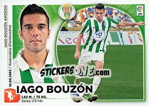 Sticker Iago Bouzon (4) - Liga Spagnola 2014-2015 - Colecciones ESTE
