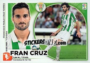 Cromo Fran Cruz (5) - Liga Spagnola 2014-2015 - Colecciones ESTE
