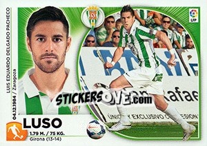 Cromo Luso (10) - Liga Spagnola 2014-2015 - Colecciones ESTE