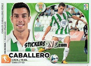 Sticker Caballero (11) - Liga Spagnola 2014-2015 n. 161 - Colecciones ESTE