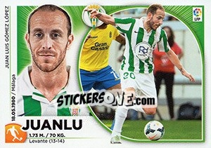 Sticker Juanlu (15) - Liga Spagnola 2014-2015 n. 165 - Colecciones ESTE