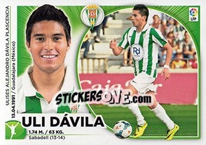Sticker Uli Davila (16) - Liga Spagnola 2014-2015 n. 166 - Colecciones ESTE