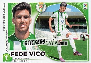 Sticker Fede Vico (20) - Liga Spagnola 2014-2015 n. 170 - Colecciones ESTE