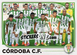 Cromo Córdoba Equipo (21) - Liga Spagnola 2014-2015 - Colecciones ESTE