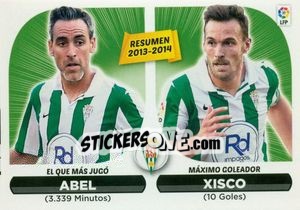 Sticker Resumen Cordoba (24) (Abel/xisco) - Liga Spagnola 2014-2015 n. 174 - Colecciones ESTE