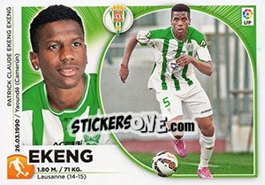 Sticker Ekeng (13 BIS) - Liga Spagnola 2014-2015 n. 177 - Colecciones ESTE