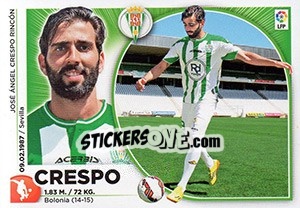 Sticker Crespo (7 BIS) - Liga Spagnola 2014-2015 n. 180 - Colecciones ESTE