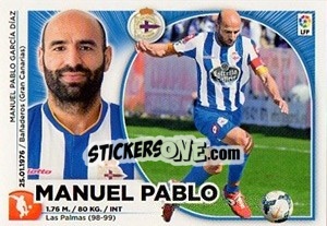 Sticker Manuel Pablo (4) - Liga Spagnola 2014-2015 n. 184 - Colecciones ESTE