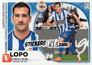 Figurina Lopo (5) - Liga Spagnola 2014-2015 - Colecciones ESTE