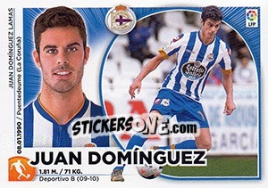 Sticker Juan Dominguez (10) - Liga Spagnola 2014-2015 n. 190 - Colecciones ESTE