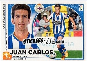 Sticker Juan Carlos (11) - Liga Spagnola 2014-2015 n. 191 - Colecciones ESTE