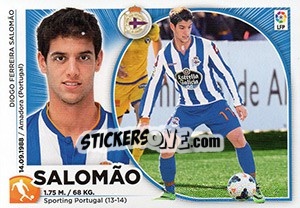 Sticker Salomao (14) - Liga Spagnola 2014-2015 n. 194 - Colecciones ESTE
