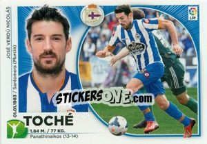 Sticker Toche (16) - Liga Spagnola 2014-2015 n. 196 - Colecciones ESTE