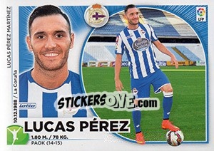 Sticker Lucas Perez (17) - Liga Spagnola 2014-2015 n. 197 - Colecciones ESTE
