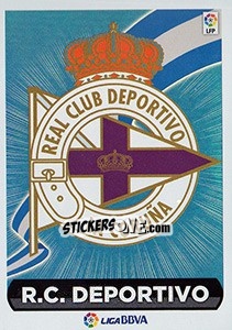 Cromo Escudo Deportivo (23) - Liga Spagnola 2014-2015 - Colecciones ESTE