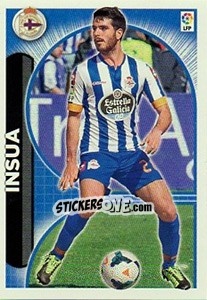 Sticker Atencion A Deportivo (25) (Insua) - Liga Spagnola 2014-2015 n. 205 - Colecciones ESTE