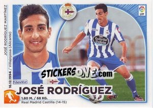 Sticker Jose Rodriguez (13 BIS) - Liga Spagnola 2014-2015 n. 207 - Colecciones ESTE
