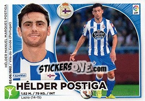 Sticker Hélder Postiga (18 BIS) - Liga Spagnola 2014-2015 n. 208 - Colecciones ESTE