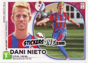 Sticker Dani Nieto (15) - Liga Spagnola 2014-2015 n. 225 - Colecciones ESTE