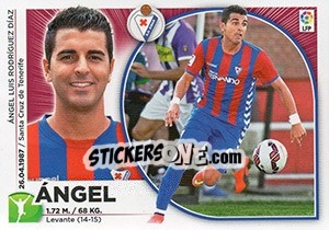 Sticker Angel (17) - Liga Spagnola 2014-2015 n. 227 - Colecciones ESTE