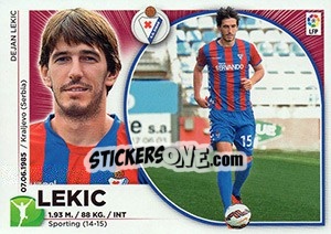 Sticker Lekic (20) - Liga Spagnola 2014-2015 n. 230 - Colecciones ESTE