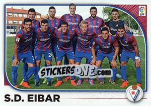 Sticker Eibar Equipo (21) - Liga Spagnola 2014-2015 n. 231 - Colecciones ESTE