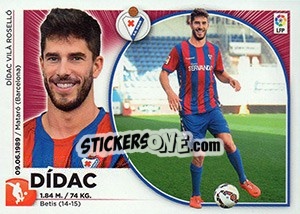 Sticker Didac (8 BIS) - Liga Spagnola 2014-2015 n. 236 - Colecciones ESTE