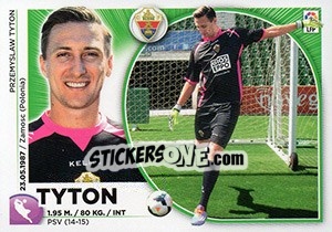 Sticker Tyton (2) - Liga Spagnola 2014-2015 n. 242 - Colecciones ESTE