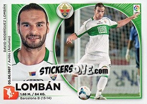 Sticker Lomban (4) - Liga Spagnola 2014-2015 n. 244 - Colecciones ESTE