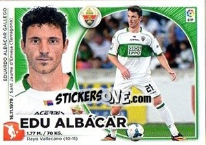 Sticker Edu Albacar (8) - Liga Spagnola 2014-2015 - Colecciones ESTE