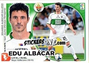 Sticker Edu Albacar (8) - Liga Spagnola 2014-2015 n. 248 - Colecciones ESTE