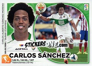 Sticker Carlos Sanchez (9) - Liga Spagnola 2014-2015 n. 249 - Colecciones ESTE