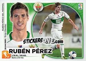 Sticker Ruben Perez (10) - Liga Spagnola 2014-2015 - Colecciones ESTE